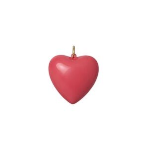ROXANNE ASSOULIN The Big Puffy Heart Charm Rose firm price 1.5”